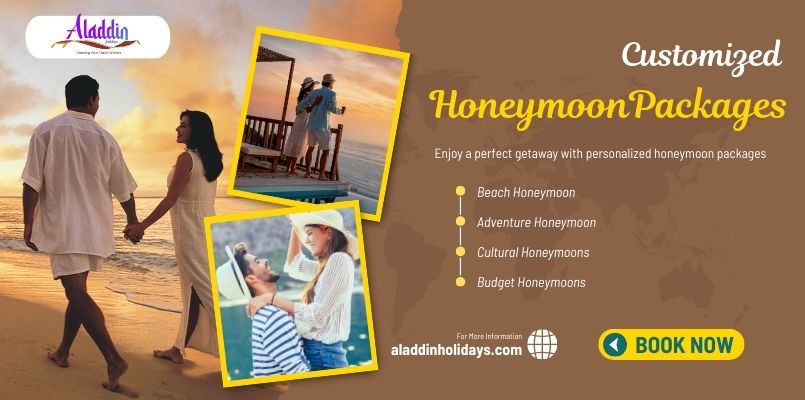 Customized honeymoon packages from chennai